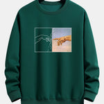 Create Adam Print Relax Fit Sweatshirt