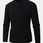 Slim Fit Crew Neck Knitted Sweater