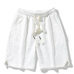 Letter Jacquard Warm Up Shorts
