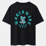 Evil Bear Back Print Heavy Weight Oversize T-Shirt
