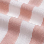 Striped Cuban Collar Shirt & Straight Leg Linen Pants