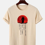 Japanese Samurai Print T-Shirt