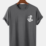 Alien Print T-Shirt