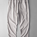 Straight Leg Linen Cotton Blend Pants