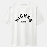 Riches Paris Print Oversize T-Shirt