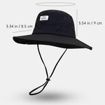 Bucket Hat With Chin Strap Quick Dry For Outdoor Hiking Travel