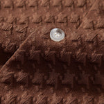 Houndstooth Jacquard Cuban Shirt