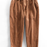 Cotton Corduroy Cropped Pants
