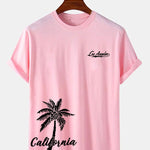 California Palm Tree Print T-Shirt