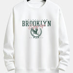 Brooklyn Eagle Print Relax Fit Sweatshirt