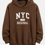 NYC Original Print Relax Fit Hoodie