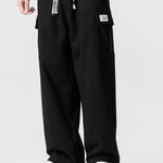 Relax Fit Straight Leg Jersey Cargo Pants