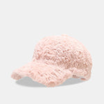 Irregular Plush Decoration Baseball Cap