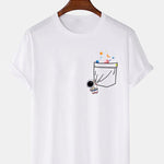 Astronaut Space Pocket Print T-Shirt