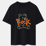 Rock Back Print Heavy Weight Oversize T-Shirt