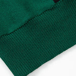 Short Sleeve Striped Button Up Sweater Polo