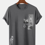 New York Architecture Print T-Shirt