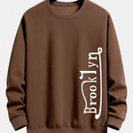 Brooklyn Print Relax Fit Sweatshirt
