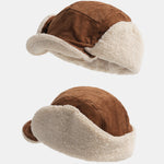 Retro Earflaps Corduroy Baseball Cap