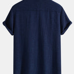 Textured Button Up Shirt