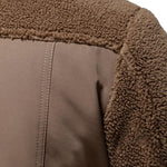 Quilted Lined Teddy Spliced Jacket