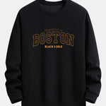 Boston Print Relax Fit Sweatshirt