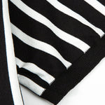 Striped Short Sleeve Sweater Polo