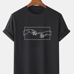 Lines Of Hands Print T-Shirt