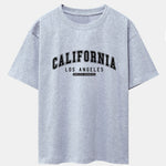 California Print Heavy Weight Oversize T-Shirt