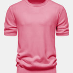 Knitted Crew Neck T-shirt