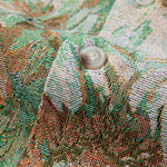 Painted Floral Jacquard Cuban Shirt