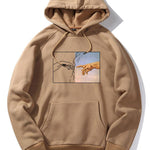 Create Adam Print Hoodie