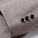 Wool Look Fine Check Blazer