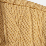 Knitted Geometric Textured Cuban Shirt