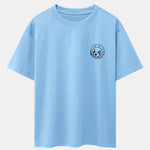 Planet Astronaut Print Drop Shoulder Oversize T-Shirt