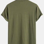 Short Sleeve Mock Neck T-Shirt
