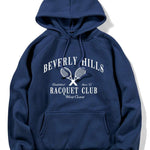 Billiver Hills Tennis Print Hoodie