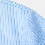Long Sleeve Ribbed Polo & Straight Leg Ribbed Pants