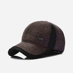 Warm Earflaps Cotton Baseball Cap