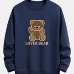 Lover Bear Print Relax Fit Sweatshirt