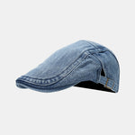 Vintage Denim Painter Beret Cap
