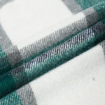 Double Pockets Flannel Plaid Overshirt