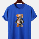Mechanical Bear Print T-Shirt