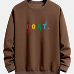 Goat Print Relax Fit Sweatshirt