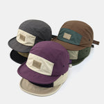 Retro Color Block Quick-Drying Baseball Cap