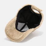 Faux Rabbit Fur Plush Warm Baseball Cap