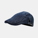 Vintage Denim Painter Beret Cap