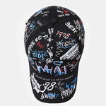 Hip Hop Graffiti Slogan Pattern Baseball Cap
