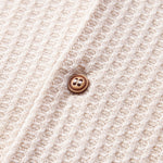 Short Sleeve Knitted Waffle Cuban Shirt & Straight Leg Linen Pants