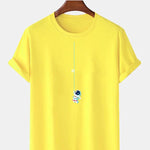 Astronaut On A String Print T-Shirt
